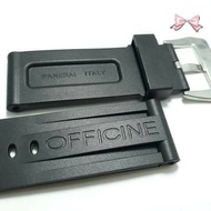 HITAM Panerai WATCH STRAP 26MM RUBBER STRAP PANERAI LUMINOR WATCH STRAP 26MM BLACK