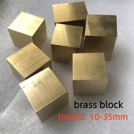 H59 Brass Block Brass Square Bar Brass Bar Square Copper Block (Height 10-35mm)