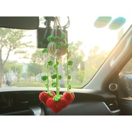 Strawberry Heart Pots With Car Suspension - DECOL- Decoration - Gifts - VALENTINE- WEDDING