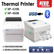 Ready Stock XP-420B & XP-460B XPRINTER THERMAL RRCEIPT MINI PRINTER , THERMAL LABER PRINTER , PRINTE