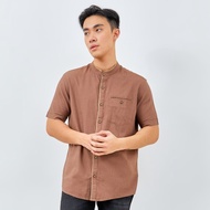 KEMEJA KATUN EMBA JEANS - Shirt Regular Fit Cotton Material - Hebron