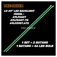 LG 49" 49LF590T.ATS 49LF540T 49LF540T-TB LED TV BACKLIGHT LED TV LAMPU LAMP BAR LAMPU TUBE 49LF540 4