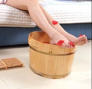深水埗交收(訂貨價$168) 26cm高 足浴桶 蒸腳桶 泡腳木桶 洗腳木桶 足療桶 可加配蓋子 Foot Massage(包運費)