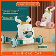 Baby Walker, Baby Stroller, Multifunctional Anti-Tipping Walker with Games and Music