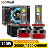 Oprah 2pcs T60 140W High Power Super Bright H4 LED Headlight 3570 Headlight H1 H7 H11 9005 9006 9012