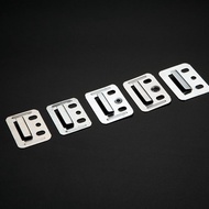 100pcs Galvanized Steel Wall Cladding Clip Metal PVC Wall Panel Clip WPC Wall Fluted Panel Clip