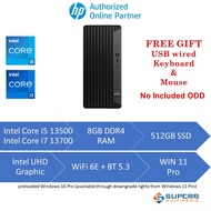 HP Pro Tower 400 G9 PC Desktop 8U7D9PA, 8U7E1PA (Intel Core i5 13500H, i7 13700H, 8GB RAM, 512GB SSD