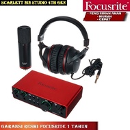 Focusrite Scarlett 2i2 Studio 4th Gen USB Audio Interface / Soundcard Original