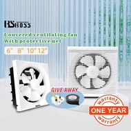 BS BOSS 6inch 8inch 10inch 12 inch household Exhaust Fan household ventilation fan Kipas ekzos rumah