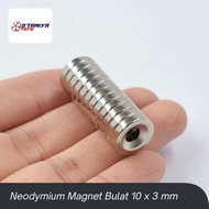 Neodymium Magnet N35 Round Circle Magnet 10 x 3 mm Strong Magnet 1 Magnet
