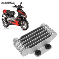 BIGBIEAGOPEH Original Oil Cooler, Durable Aluminum Universal Oil Cooler, 5 Row 65ml Motorcycle Engin