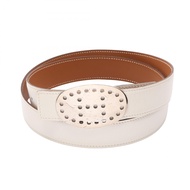 [Used] Hermes HERMES Belt Evelyne Reversible Other Perforated H Belt Men's Used B