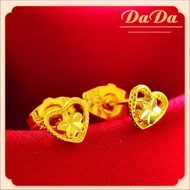 ต่างหูทอง ทองแท้ ทอง 96.5% น้ำหนัก 0.3 กรัม มี 1 ลาย (ทองเยาวราช) ไม่ลอก ไม่ดำ ไม่คัน ทอง แท้ หลุด จ