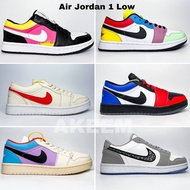 تmaヅ ♂Nike Air Jordan 1 Low 37-45 Gred Sneakers Men Shoes Kasut Murah❉