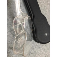 Ukulele Concert BYLA 23icnh Transparent Super Excellent (Full Accessories As Gift)