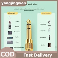 YANGWEN 1/2Set 6.5mm To 3.5mm And 3.5mm To 6.5mm Audio Adapter Set 1/4-inch To 1/8-inch And 1/8-inch