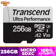 Transcend Ultra Performance 256GB Micro SDXC USD340S Class 10 A2 V30 U3 4K TS256GUSD340S