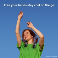 Amgras NeckFan Pro Portable Neck fan collapsible kipas mini 360° Silent Fan cooler Surround Air Outl