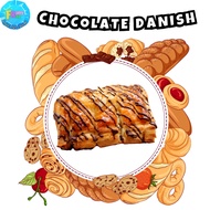 [6 pieces] Coklat Danish Pastri sejuk beku / Frozen chocolate danish pastries pastry