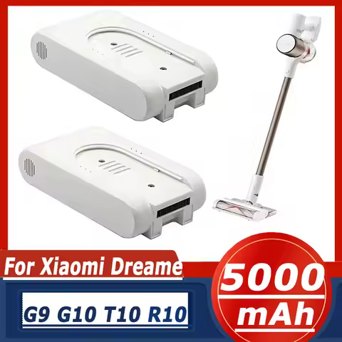 Replacement Li-Ion Battery 25.2V 5000mAh Vacuum Cleaner Battery for Xiaomi Dreame Vacuum Cleaner G9 