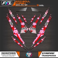 STRIPING MIO SOUL OLD MFX2/SOUL Z CARBON/STICKER SOUL OLD MX/STICKER SOUL CARBON STICKER SOUL 115