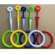 1 Set Of Outdoor Beach Sports Toys, Grass Game Equipment, Numbered Ring Throwing Game, Interactive F