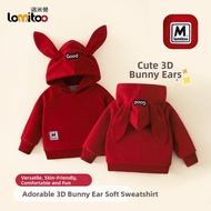 Hooded Bunny Ears Sweatsuit