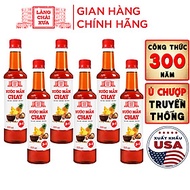 Đặc Sản Phan Thiết - Thùng 6 Chai Nước Mắm Chay 3 Trong 1 Làng Chài Xưa 525Ml Trái Thơm Nấm Ngọt Đậu