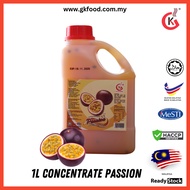 G&K 1:8 Concentrate Passion Juice 1.3kg(1L) | Jus Markisa Pekat Halal | air balang,ice blended,smoot