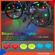 MOO Decorative Bike Light 2pcs Bike Wheel Lights Bright Waterproof Spoke Lights for Cycling Easy Install Bicycle Accessories Southeast Asian Favorite