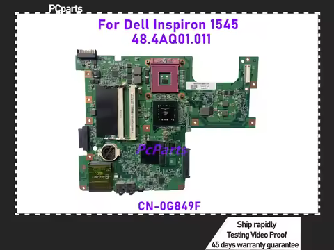 PCparts CN-0G849F CN-0CJFHX Mainboard For Dell Inspiron 1545 PP41L Laptop Motherboard 08212-1 48.4AQ