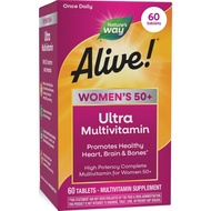 Nature's Way Alive Women's & Men's 50 Plus Ultra Potency Multivitamin
