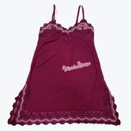 Audrey FS Maroon Red Sexy Woman Lace Lady Lingerie Dress with panties Nightwear [USED]