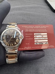 🔥🔥[現貨]Cartier Ballon Bleu 卡地亞藍氣球系列 W6920032 咖面羅馬 自動機械 2016年保卡 cartier/cartier watch/ball watch/carti