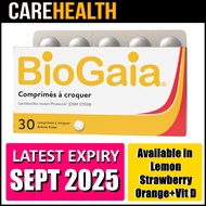 Biogaia Probiotics Chewable Tablets - Lemon , Strawberry , Orange Flavor (EU Version)