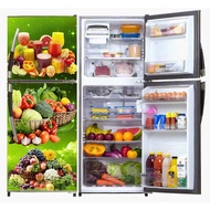 Fruit Pattern 2-door Refrigerator Sticker