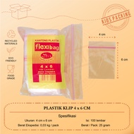6x4 Ziplock Zipper Plastic Clips Size 6 x 4 cm @100 Sheets