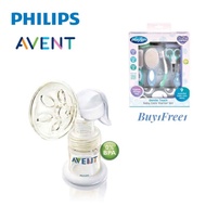 Philips Avent Gold Classic Manual Breast Pump Breastfeeding for Newborn Gift Set