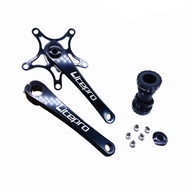 Litepro bicycle integrated hollow crank 412 lightweight, suitable for Brompton folding bicycle aluminum alloy crank bicycle part