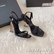 Ysl High Heels SAINT LAURENT2023YSL SAINT Laurent High Heel Sandals SAINT Laurent ysl Flat Strap Met