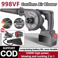 998VF 2-in-1Cordless ElectricBlower Vacuum Variable Speed Blower/Vacuum Power Boost Blower Leaf Wind