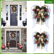 [Wishshopehhh] Christmas Wreath Holiday Funny Gift Xmas Decor Photo Props Front Door Wreath