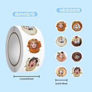 2,000 Sheets GIDLE Song Yuqi Fun Food Cute Avatar Stickers Star Decoration Handbook Coupon Stickers 