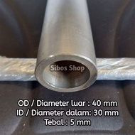 Seamless Iron Pipe Od 40mm Id 30mm Thickness 5mm Length 80cm to 150cm