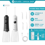 Airuidu CF530Pro Water Flosser 300ML Large Water Tank Dental Floss 3-Speed Oral Irrigator IPX7 Water