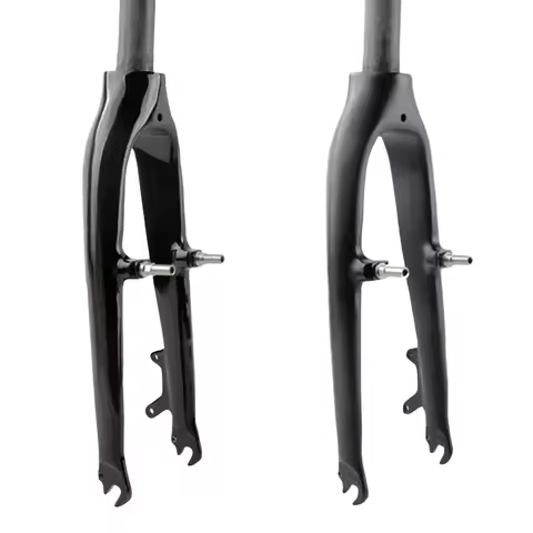 Carbon Fiber Fork Small Wheel Bike Fork 20 inch For Kids' Folding BMX Road Bicycle Front Forks 3-in-