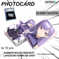 Print PHOTOCARD 2R 1 SIDE High-Quality Image VTuber AK, Kobo Kana, Elaine Celestia, Akemi, Anya Forg