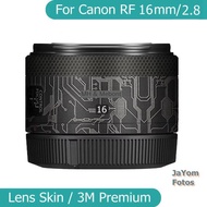 RF16mm/2.8 Camera Lens Body Sticker Coat Wrap Protective Film Decal Skin For Canon RF 16mm F2.8 STM 