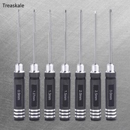 TREA 7 Pieces Mini Screwdriver with Precision Handle 0 9mm-3 0mm Hex Screwdriver Tool