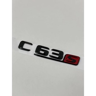 C-CLASS W205 W206 C63s Rear Emblem Logo Black Badge